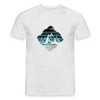 Berg - T-shirt homme - gris chiné - Devant - AI Model Male 178 dark (178cm)