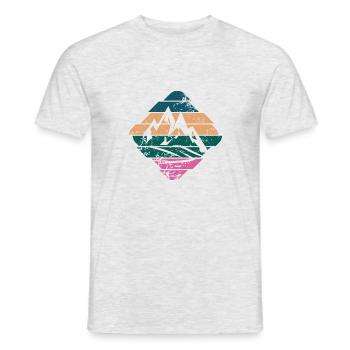 Berg - T-shirt homme - gris chiné - Devant - AI Model Male 178 dark (178cm)