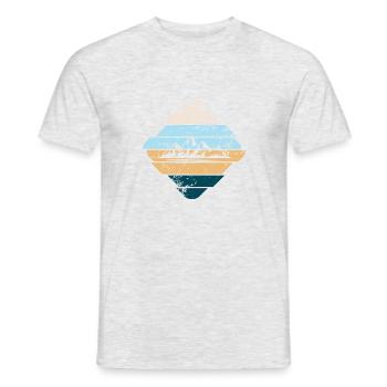 Berg - T-shirt homme - gris chiné - Devant - AI Model Male 178 dark (178cm)