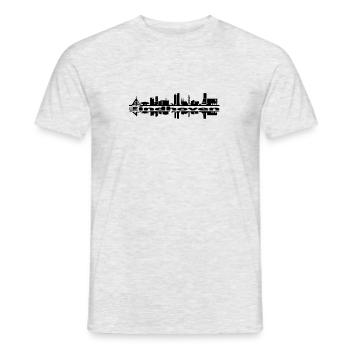 Eindhoven : Ma ville, ma fierté. - T-shirt homme - gris chiné - Devant - AI Model Male 178 dark (178cm)