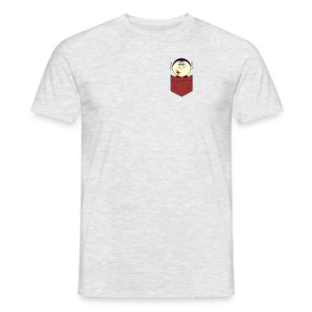 vampire - Men's T-Shirt - heather grey - Front - AI Model Male 178 dark (178cm)