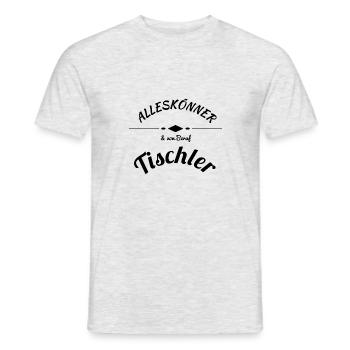 Tischler - Männer T-Shirt - Grau meliert - Vorne - AI Model Male 178 dark (178cm)