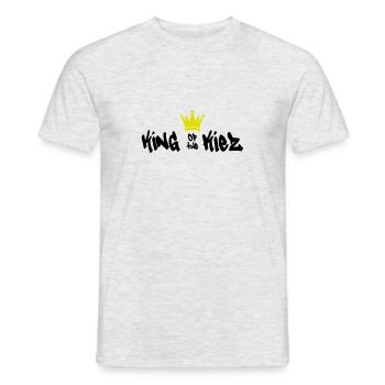 Roi du Kiez - Krone Hambourg Berlin Ville hanséatique - T-shirt homme - gris chiné - Devant - AI Model Male 178 dark (178cm)