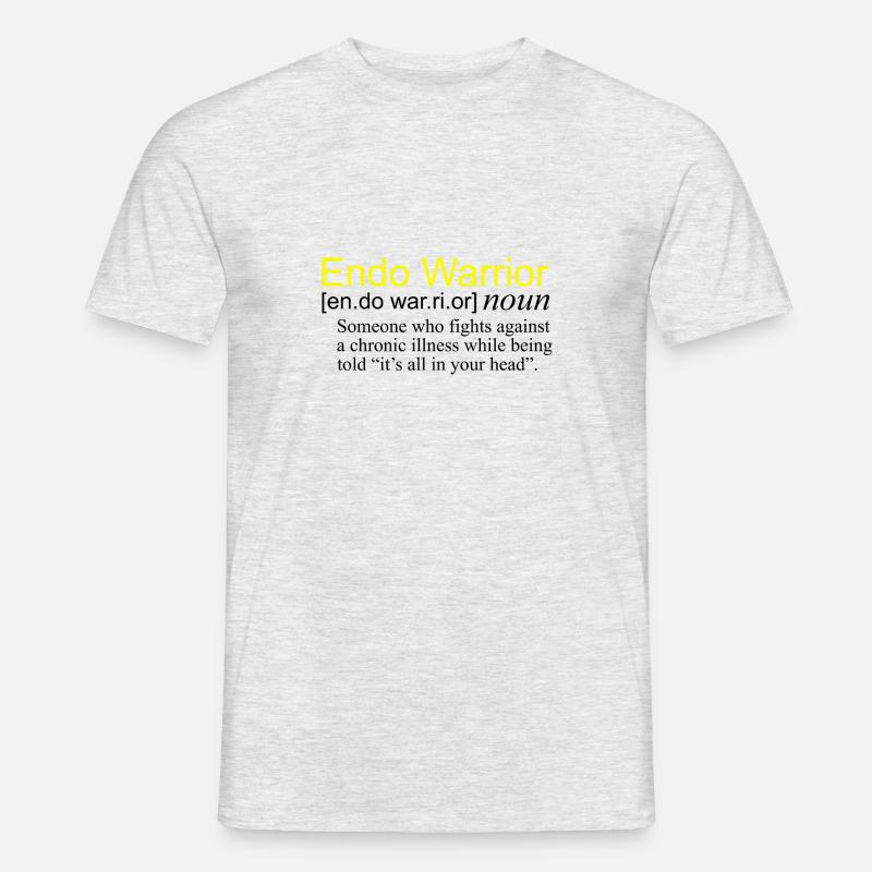 Definition Endo Warrior - Männer T-Shirt - Grau meliert