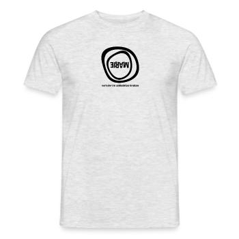Vorname Marie Sprüche Verkehrt in schlechten - Männer T-Shirt - Grau meliert - Vorne - AI Model Male 178 dark (178cm)