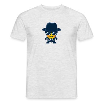 Kawaii Gangster Pineapple - Men's T-Shirt - heather grey - Front - AI Model Male 178 dark (178cm)