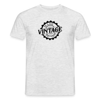 Made in 1973 Vintage Birthday Sayings - Men's T-Shirt - heather grey - Front - AI Model Male 178 dark (178cm)