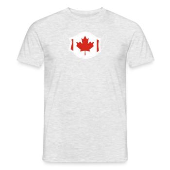 Canada Maple Leaf l'Unifolié Canadian - Men's T-Shirt - heather grey - Front - AI Model Male 178 dark (178cm)