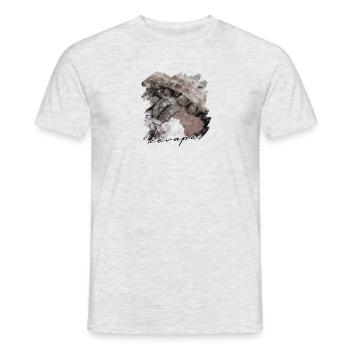 Balkan Jugo - Yugoslavia - Saying - cevape - - Men's T-Shirt - heather grey - Front - AI Model Male 178 dark (178cm)