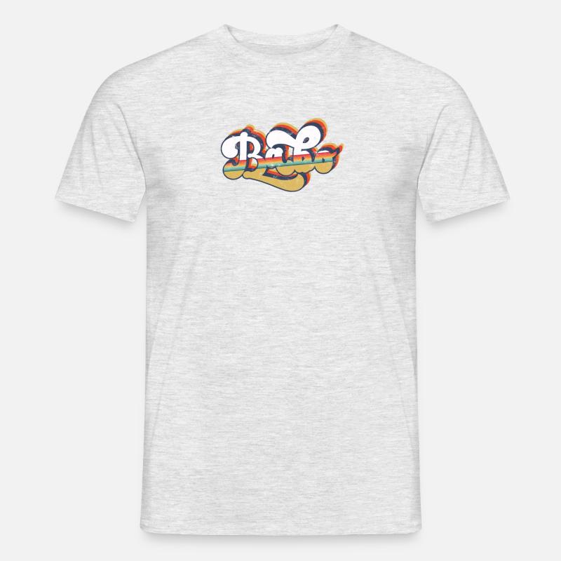 Balkan Spruch Babo Geschenkidee - Männer T-Shirt - Grau meliert
