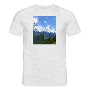 great ART on great PEOPLE - Männer T-Shirt - Grau meliert - Vorne - AI Model Male 178 dark (178cm)