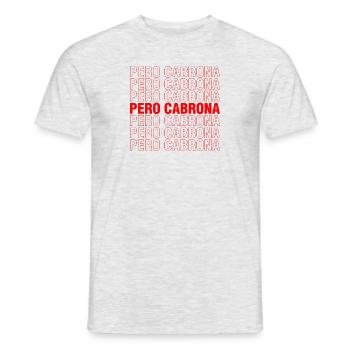 Mexicana LatinX Retro Pero Cabrona - Men's T-Shirt - heather grey - Front - AI Model Male 178 dark (178cm)