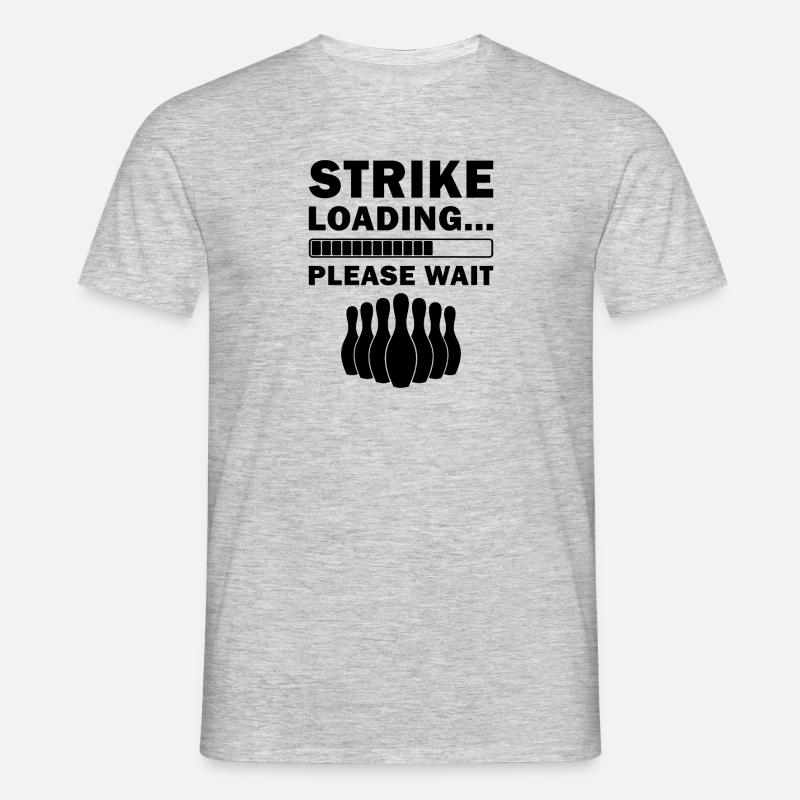 Strike Loading Please Wait - Men's T-Shirt - heather grey
