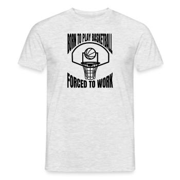 Basketball Basketballspieler Basketballteam - Männer T-Shirt - Grau meliert - Vorne - AI Model Male 178 dark (178cm)