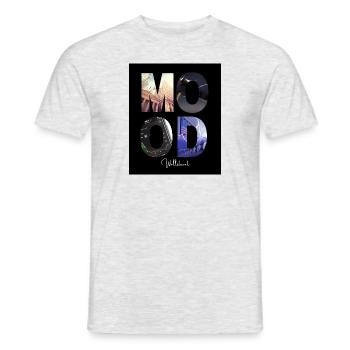 Wallstreet Mood - Börsen Mood - Männer T-Shirt - Grau meliert - Vorne - AI Model Male 178 dark (178cm)