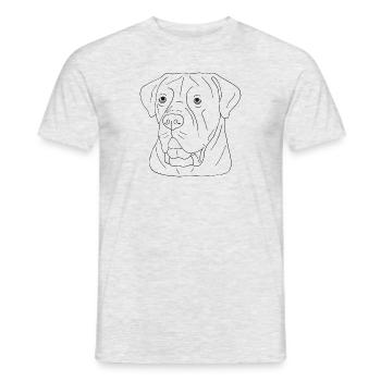 Cane Corso - Männer T-Shirt - Grau meliert - Vorne - AI Model Male 178 dark (178cm)