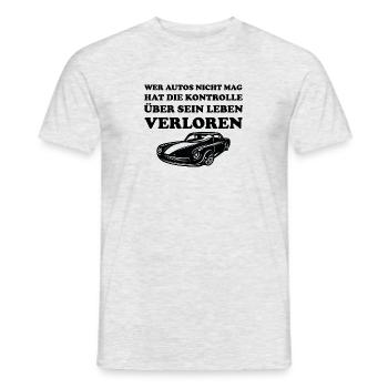 Auto Car Lustig Spruch Geschenk Tuning - Männer T-Shirt - Grau meliert - Vorne - AI Model Male 178 dark (178cm)