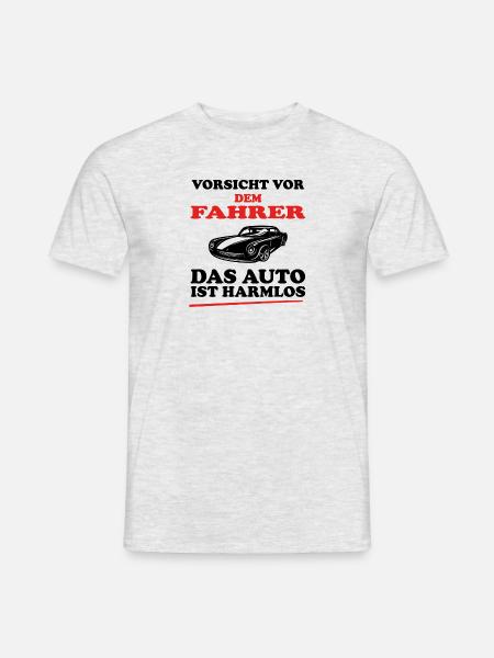 Auto Sprüche Lustig Car Tuning Geschenk - Männer T-Shirt - Grau meliert