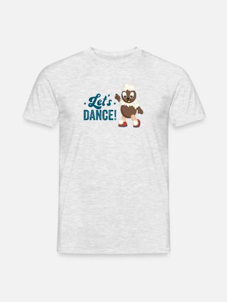 Pittiplatsch Let's dance - Männer T-Shirt - Grau meliert