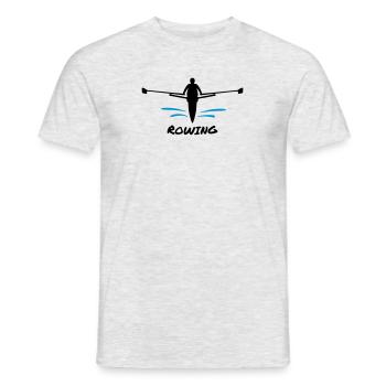 Rowing - T-shirt homme - gris chiné - Devant - AI Model Male 178 dark (178cm)