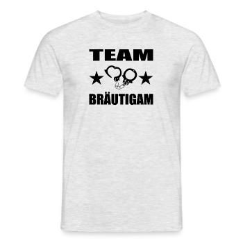 Junggesellenabschied - Männer T-Shirt - Grau meliert - Vorne - AI Model Male 178 dark (178cm)