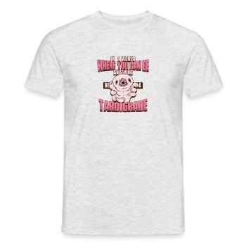 In A World Where You Can Be Anything Be A - Men's T-Shirt - heather grey - Front - AI Model Male 178 dark (178cm)