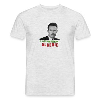 Once upon a time in Algeria - Men's T-Shirt - heather grey - Front - AI Model Male 178 dark (178cm)