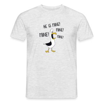 Mine Seagull Mine - Männer T-Shirt - Grau meliert - Vorne - AI Model Male 178 dark (178cm)