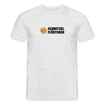 Schnitzel Deutsche Küche Schwäbisch Geschenk - Männer T-Shirt - Grau meliert - Vorne - AI Model Male 178 dark (178cm)