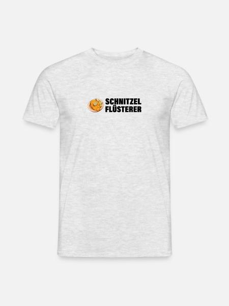 Schnitzel Deutsche Küche Schwäbisch Geschenk - Männer T-Shirt - Grau meliert
