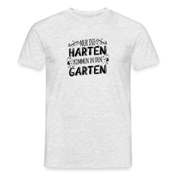 T-Shirt für Gartenbau Gärtner und Gartenbauer - Männer T-Shirt - Grau meliert - Vorne - AI Model Male 178 dark (178cm)