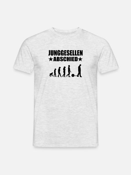 Junggesellenabschied - Männer T-Shirt - Grau meliert