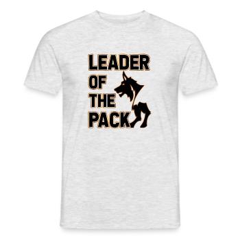 Leader of the Pack - Men's T-Shirt - heather grey - Front - AI Model Male 178 dark (178cm)