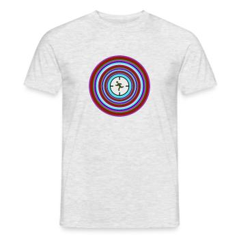 Lunette 35 - T-shirt homme - gris chiné - Devant - AI Model Male 178 dark (178cm)