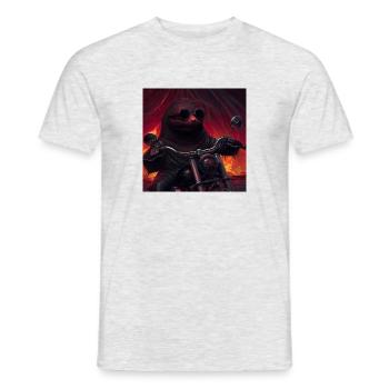Molly - Männer T-Shirt - Grau meliert - Vorne - AI Model Male 178 dark (178cm)