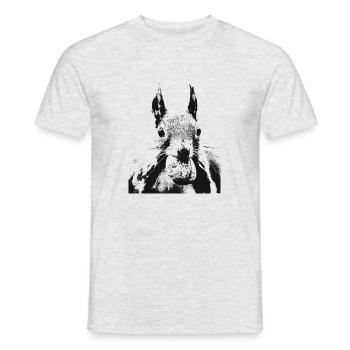 Écureuil - T-shirt homme - gris chiné - Devant - AI Model Male 178 dark (178cm)