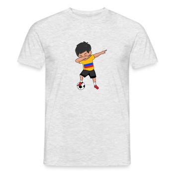 Colombia football fan gift - Men's T-Shirt - heather grey - Front - AI Model Male 178 dark (178cm)