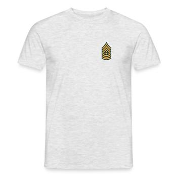 Army Corps Sergeant Major of the Army - Männer T-Shirt - Grau meliert - Vorne - AI Model Male 178 dark (178cm)
