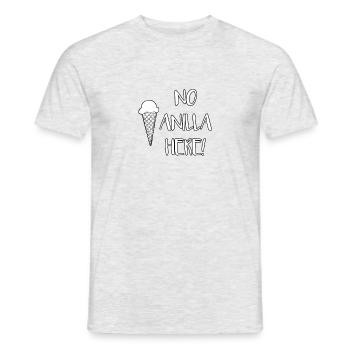 No Vanilla BDSM bondage sex fetish slave dominatome - Men's T-Shirt - heather grey - Front - AI Model Male 178 dark (178cm)
