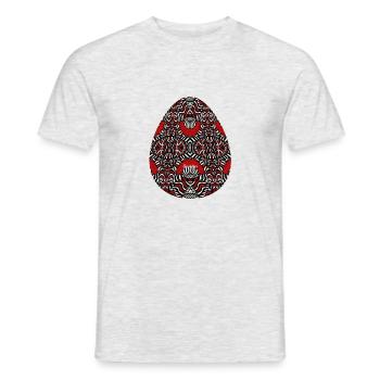 Abstract art - Men's T-Shirt - heather grey - Front - AI Model Male 178 dark (178cm)