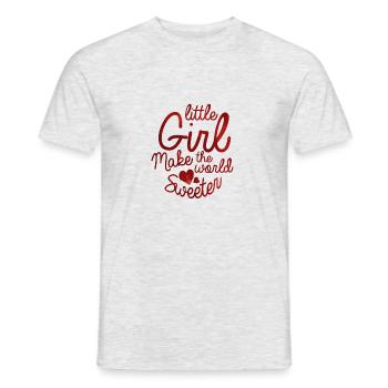 idée de cadeau naissance bébé enfant né naissance - T-shirt homme - gris chiné - Devant - AI Model Male 178 dark (178cm)