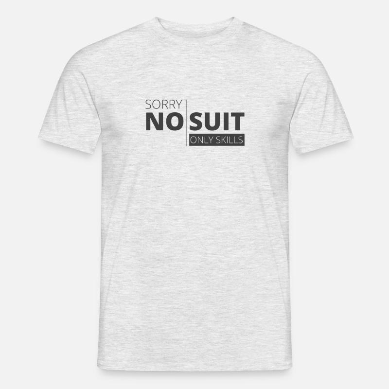 Shirt IT Informatiker Designer Webdesigner Admin - Männer T-Shirt - Grau meliert