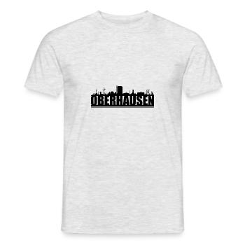 Oberhausen Design motif Germany - Men's T-Shirt - heather grey - Front - AI Model Male 178 dark (178cm)