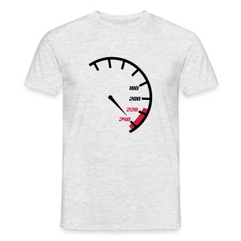 tacho - Männer T-Shirt - Grau meliert - Vorne - AI Model Male 178 dark (178cm)