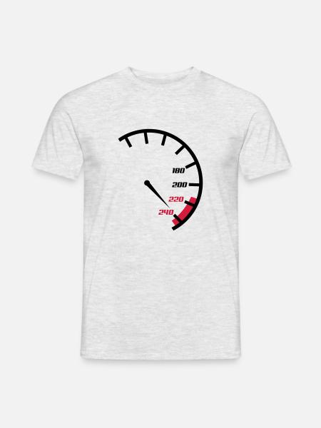 tacho - Männer T-Shirt - Grau meliert