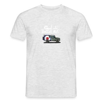 Good old British rust | Off-road vehicles - Men's T-Shirt - heather grey - Front - AI Model Male 178 dark (178cm)