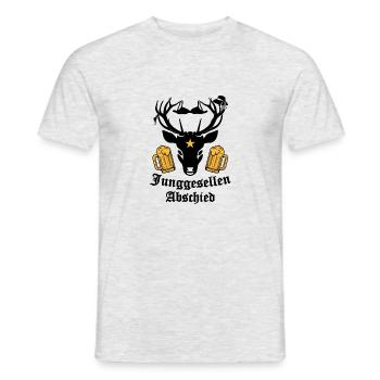 Junggesellenabschied - Männer T-Shirt - Grau meliert - Vorne - AI Model Male 178 dark (178cm)