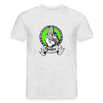 Gartenzwerg - Männer T-Shirt - Grau meliert - Vorne - AI Model Male 178 dark (178cm)