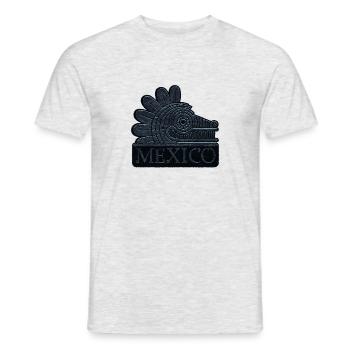 Quetzalcoatl Azteken Gefiederte Schlange Maya Inka - Männer T-Shirt - Grau meliert - Vorne - AI Model Male 178 dark (178cm)