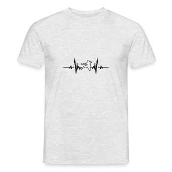 Joueurs de handball Club de handball Joueurs de handball - T-shirt homme - gris chiné - Devant - AI Model Male 178 dark (178cm)